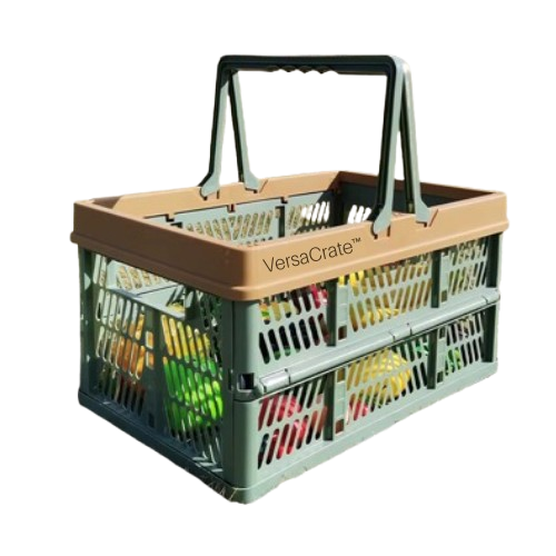 VersaCrate™ – Foldable Multi-Use Storage & Carry Crate
