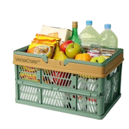VersaCrate™ – Foldable Multi-Use Storage & Carry Crate